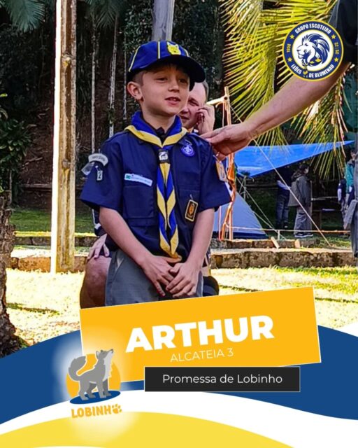 Nosso lobinho Arthur deu um passo muito importante em sua jornada escoteira e fez a sua Promessa de Lobinho, assumindo oficialmente o compromisso de fazer sempre o seu Melhor Possível! 🌟
A Promessa é um momento mágico, que marca o início de uma caminhada linda, cheia de aprendizados, valores e amizades verdadeiras. Ver o Arthur dar esse passo enche o coração da Alcateia 3, de sua família e de todo o Grupo Escoteiro Leões de Blumenau (GELB) de um orgulho imenso.
Parabéns, Arthur! Estamos todos muito felizes por celebrar essa conquista com você. 🦁💚
Quer que seu filho ou filha também viva grandes aventuras, aprenda valores para a vida inteira e cresça em um ambiente seguro e divertido?
Venha conhecer o GELB! Nossa comunidade está de portas abertas para acolher a sua família. 🏕️
#GELB #PromessaLobinho #MelhorPossivel #EscoteirosBlumenau #alcateia3